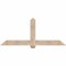 Ekena Millwork Eugene Smooth Timber Gable Bracket, Douglas Fir, 72"W x 30"H x 5 1/2"D x 5 1/2"F, 10/12 Pitch GBW072X30X0606EUG00SDF - alternate 1